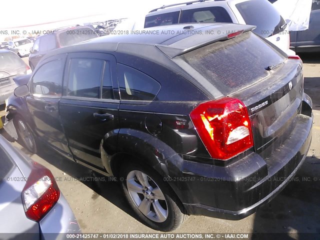 1B3CB3HA9BD107387 - 2011 DODGE CALIBER MAINSTREET BLACK photo 3