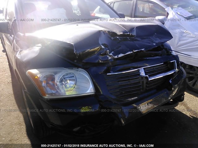 1B3CB3HA9BD107387 - 2011 DODGE CALIBER MAINSTREET BLACK photo 6