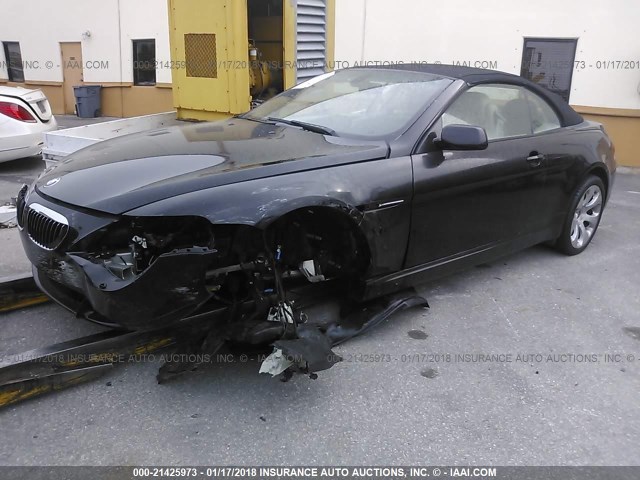 WBAEK13537CN82064 - 2007 BMW 650 I BLACK photo 2