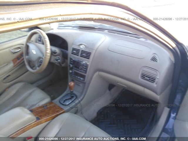 JNKDA31A52T018534 - 2002 INFINITI I35 BLUE photo 5