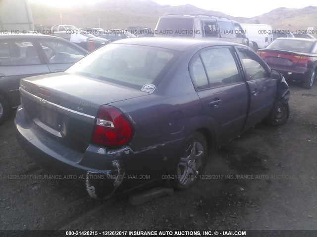 1G1ZS58N17F130206 - 2007 CHEVROLET MALIBU LS 灰色 照片 4
