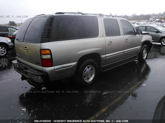 3GKFK16T6YG115581 - 2000 GMC YUKON XL K1500 GRAY photo 4