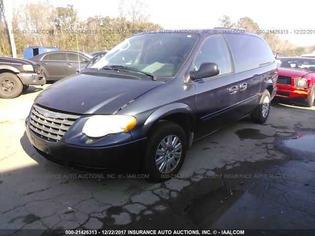 2A4GP44R67R220764 - 2007 CHRYSLER TOWN & COUNTRY LX Dark Blue photo 2