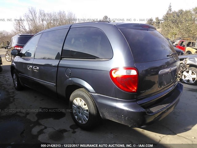 2A4GP44R67R220764 - 2007 CHRYSLER TOWN & COUNTRY LX Dark Blue photo 3