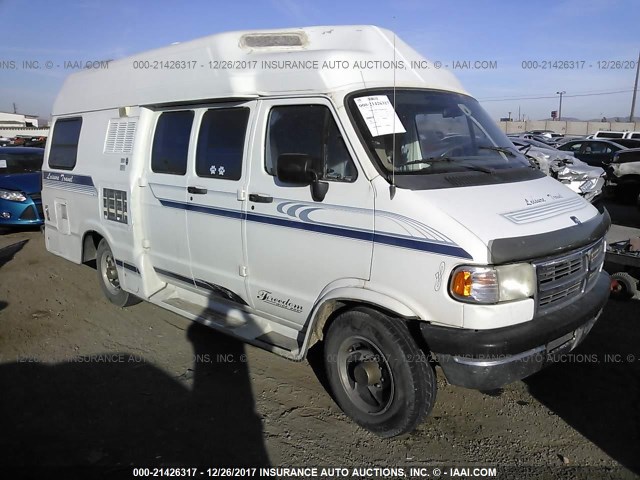 2B6KB31Y0TK154613 - 1996 DODGE RAM VAN B3500 WHITE photo 1