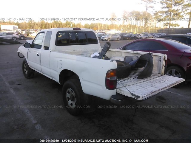 4TASM92N7YZ594969 - 2000 TOYOTA TACOMA XTRACAB PRERUNNER თეთრი ფოტო 3