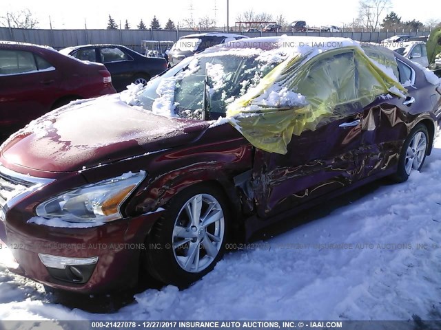 1N4AL3AP3DC253395 - 2013 NISSAN ALTIMA 2.5/S/SV/SL RED photo 6