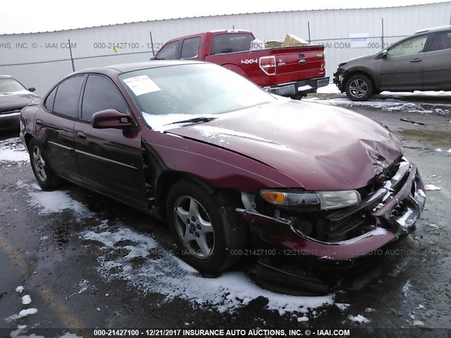 1G2WK52J42F273759 - 2002 PONTIAC GRAND PRIX SE MAROON photo 1