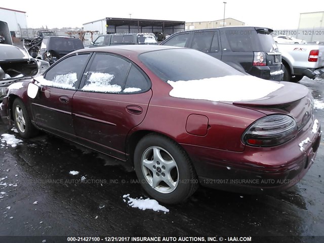 1G2WK52J42F273759 - 2002 PONTIAC GRAND PRIX SE MAROON photo 3