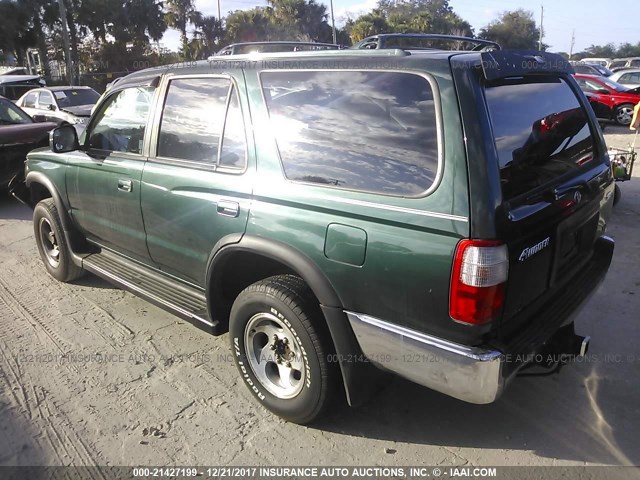 JT3GN86R2Y0165410 - 2000 TOYOTA 4RUNNER SR5 GREEN photo 3