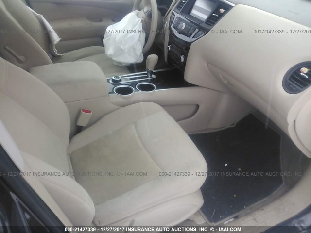 5N1AR2MM0FC659508 - 2015 NISSAN PATHFINDER S/SV/SL/PLATINUM 棕色 照片 5