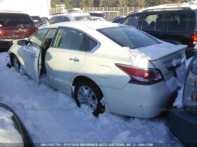 1N4AL3AP1EC286106 - 2014 NISSAN ALTIMA 2.5/S/SV/SL WHITE photo 3