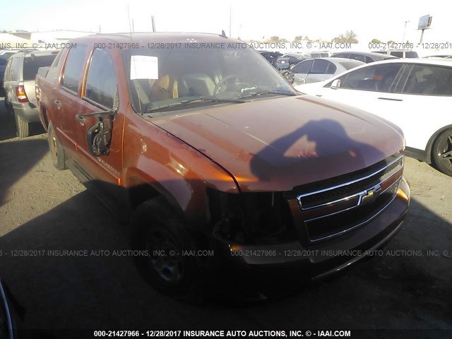 3GNEC120X7G155166 - 2007 CHEVROLET AVALANCHE C1500 ORANGE photo 1