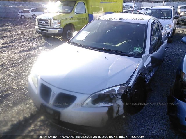 1G2ZF57B484157596 - 2008 PONTIAC G6 VALUE LEADER/BASE SILVER photo 2