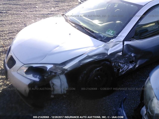 1G2ZF57B484157596 - 2008 PONTIAC G6 VALUE LEADER/BASE SILVER photo 6