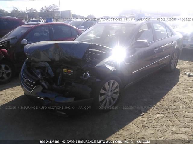 5NPEU4AF4AH606538 - 2010 HYUNDAI SONATA SE/LIMITED BLUE photo 2