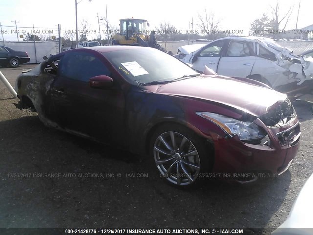 JNKCV64E99M605260 - 2009 INFINITI G37 JOURNEY/SPORT RED photo 1