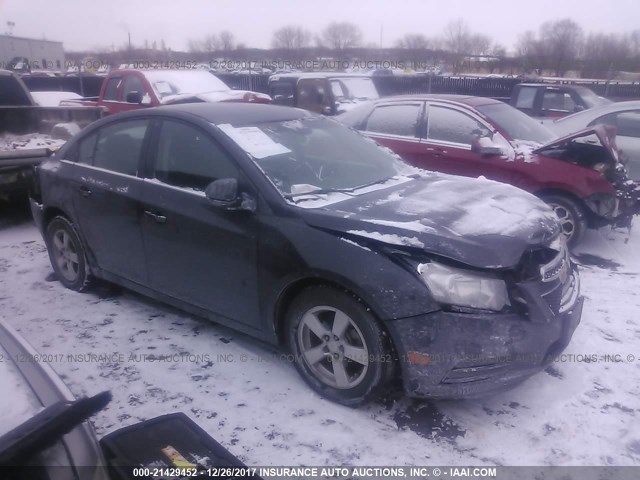 1G1PC5SB3E7323595 - 2014 CHEVROLET CRUZE LT BLACK photo 1