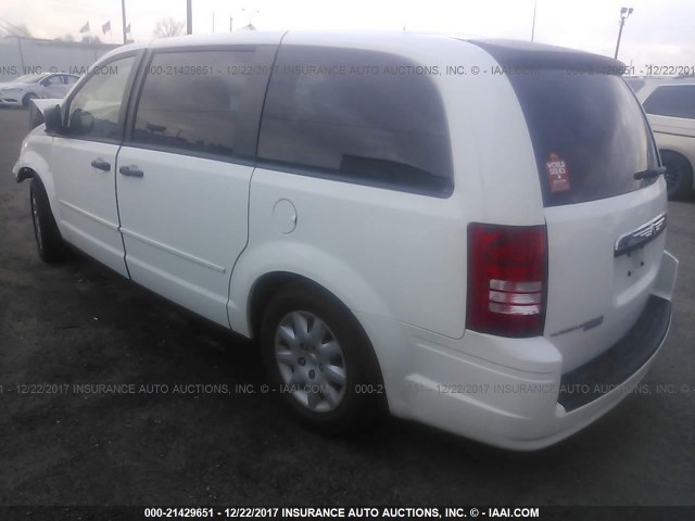 2A8HR44H08R678967 - 2008 CHRYSLER TOWN & COUNTRY LX WHITE photo 3