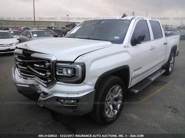 3GTU2NEC2GG203117 - 2016 GMC SIERRA K1500 SLT WHITE photo 2