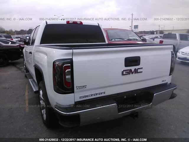 3GTU2NEC2GG203117 - 2016 GMC SIERRA K1500 SLT WHITE photo 3