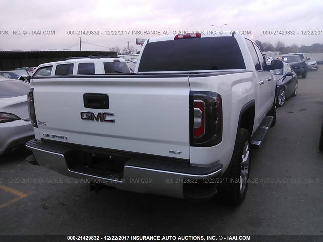 3GTU2NEC2GG203117 - 2016 GMC SIERRA K1500 SLT WHITE photo 4