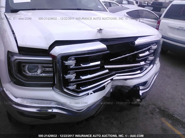 3GTU2NEC2GG203117 - 2016 GMC SIERRA K1500 SLT WHITE photo 6