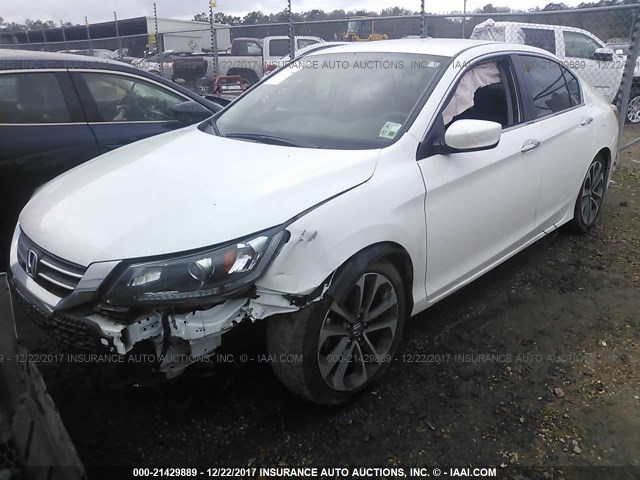1HGCR2F52FA058231 - 2015 HONDA ACCORD SPORT 白色 照片 2