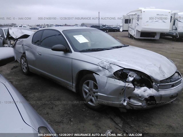 2G1WJ15K869281754 - 2006 CHEVROLET MONTE CARLO LS Күміс фото 1
