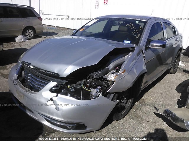 1C3BC2FG8BN504239 - 2011 CHRYSLER 200 LIMITED SILVER photo 2