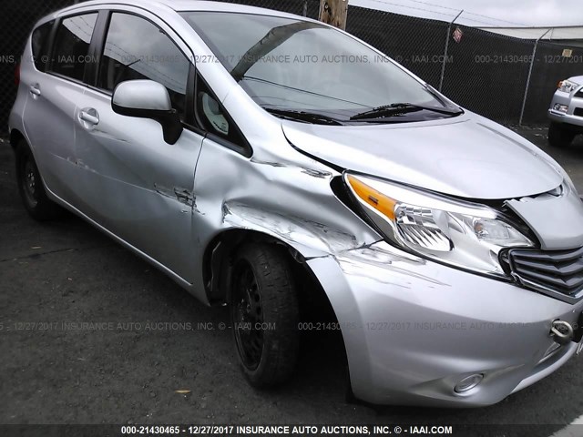 3N1CE2CP4EL397535 - 2014 NISSAN VERSA NOTE S/S PLUS/SV/SL SILVER photo 6