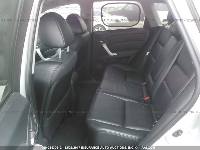 5J8TB18237A009316 - 2007 ACURA RDX GRAY photo 8