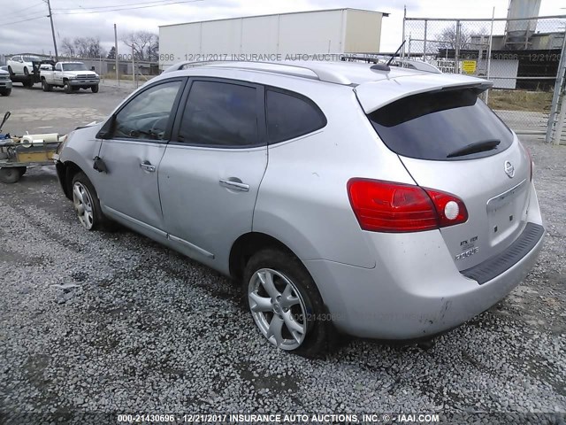 JN8AS5MT4BW567784 - 2011 NISSAN ROGUE S/SV/KROM SILVER photo 3