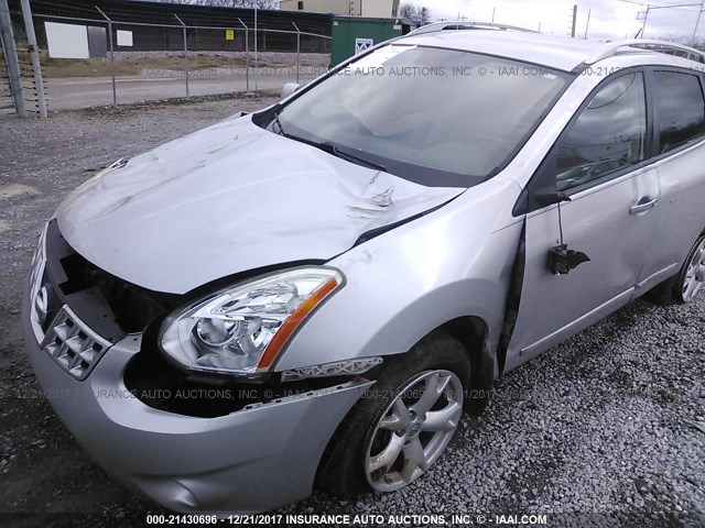 JN8AS5MT4BW567784 - 2011 NISSAN ROGUE S/SV/KROM SILVER photo 6