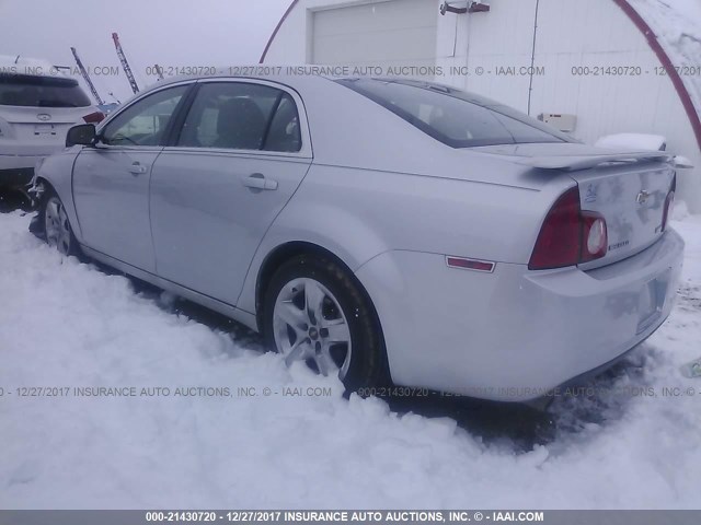 1G1ZC5E08A4101116 - 2010 CHEVROLET MALIBU 1LT 银色 照片 3