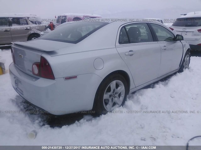 1G1ZC5E08A4101116 - 2010 CHEVROLET MALIBU 1LT 银色 照片 4