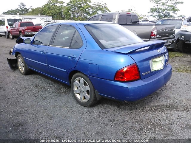 3N1CB51D16L452799 - 2006 NISSAN SENTRA 1.8/1.8S BLUE photo 3