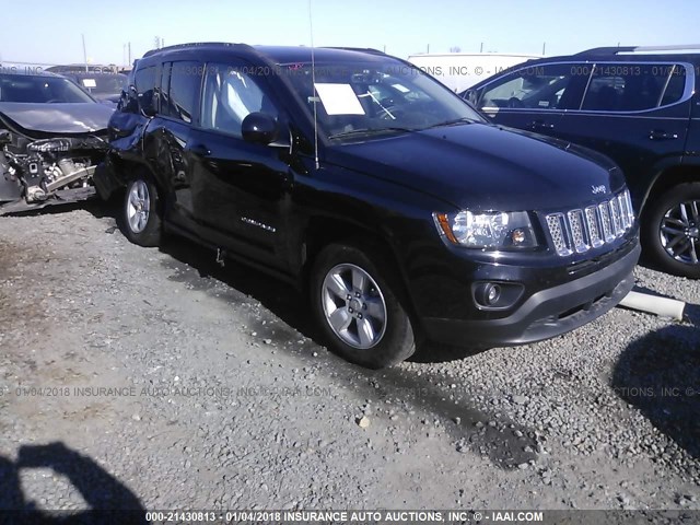 1C4NJCEAXHD115747 - 2017 JEEP COMPASS LATITUDE შავი ფოტო 1