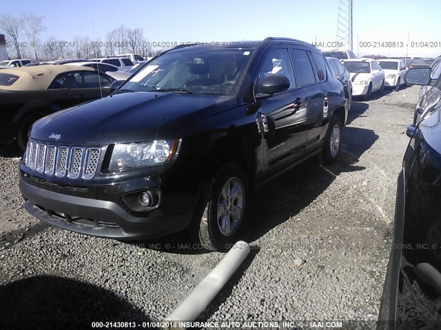 1C4NJCEAXHD115747 - 2017 JEEP COMPASS LATITUDE შავი ფოტო 2