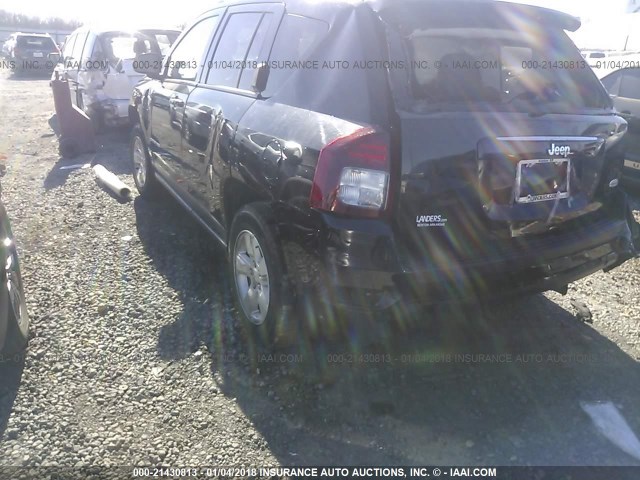 1C4NJCEAXHD115747 - 2017 JEEP COMPASS LATITUDE შავი ფოტო 3