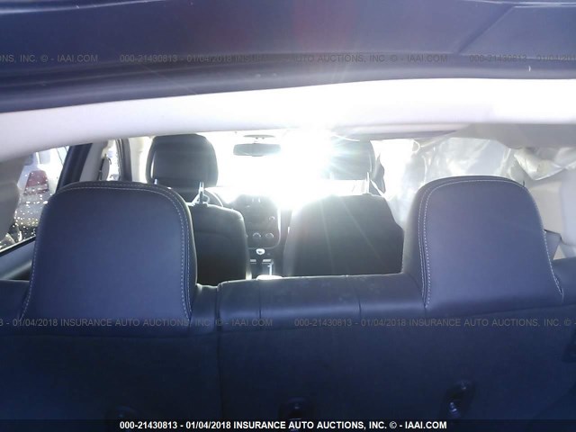 1C4NJCEAXHD115747 - 2017 JEEP COMPASS LATITUDE შავი ფოტო 8