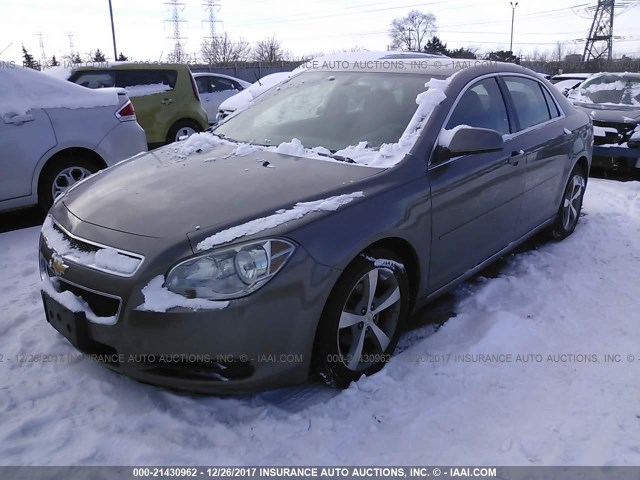 1G1ZC5E19BF176647 - 2011 CHEVROLET MALIBU 1LT 灰色 照片 2