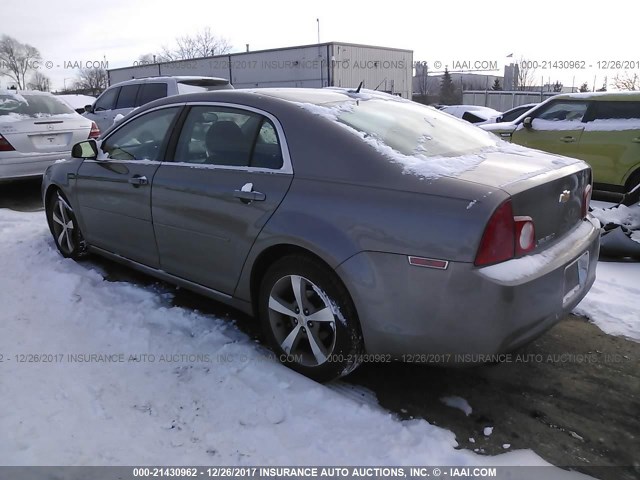 1G1ZC5E19BF176647 - 2011 CHEVROLET MALIBU 1LT 灰色 照片 3