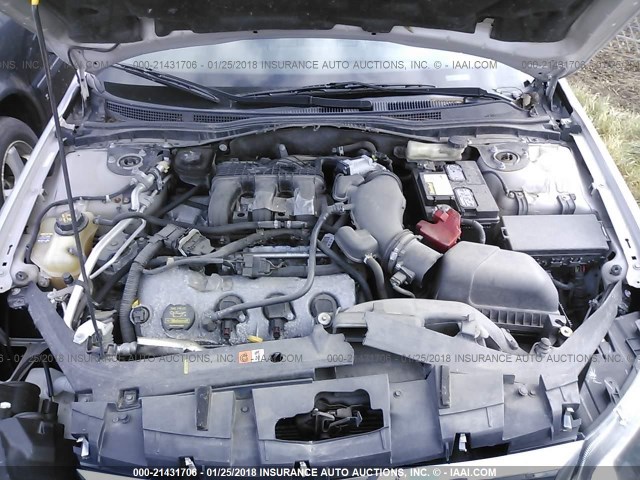 3FAHP0KC5AR152384 - 2010 FORD FUSION SPORT SILVER photo 10