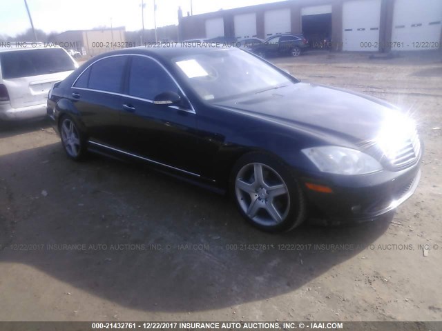 WDDNG71XX7A111347 - 2007 MERCEDES-BENZ S 550 BLACK photo 1