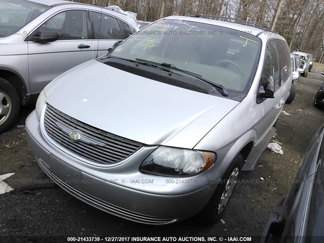 2C8GP34392R589203 - 2002 CHRYSLER TOWN & COUNTRY EL GRAY photo 2