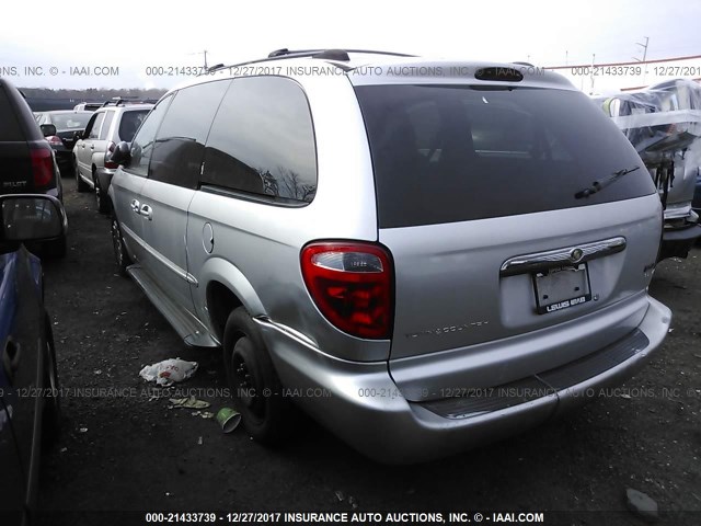 2C8GP34392R589203 - 2002 CHRYSLER TOWN & COUNTRY EL GRAY photo 3