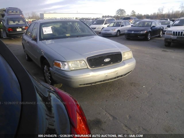 2FAFP71W32X105479 - 2002 FORD CROWN VICTORIA POLICE INTERCEPTOR SILVER photo 1