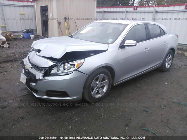 1G11C5SL1EF267533 - 2014 CHEVROLET MALIBU 1LT 银色 照片 2