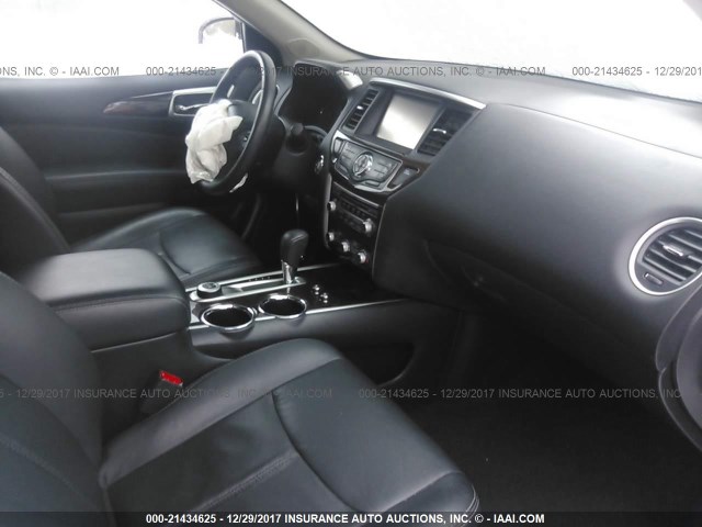 5N1AR2MM1EC645017 - 2014 NISSAN PATHFINDER S/SV/SL/PLATINUM 银色 照片 5